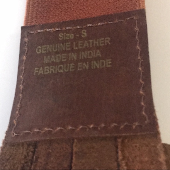 Samant Chauhan Anthropologie Stretch Leather Belt - SIZE SMALL - Picture 4 of 7